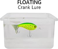 Vista 7 de Minnow Lures Popper Set Crankbaits, Cebos duros de pesca, con gancho agudo, Swimbaits Boat Topwater Señuelos, para trucha lubina perca