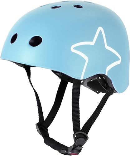 DRBIKE - Casco de bicicleta para niños pequeños y niños de 3 a 8 años, ajustable, multideporte, para ciclismo, snowboard, patinaje, scooter, varios