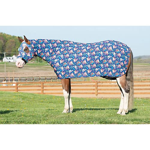 Weaver Leather Medium Equiskinz Lycra Horse Sheet Floral MEDIUM