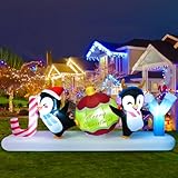 Meland 10FT Christmas Inflatable Outdoor Decorations, Christmas Blow Up Joy with...