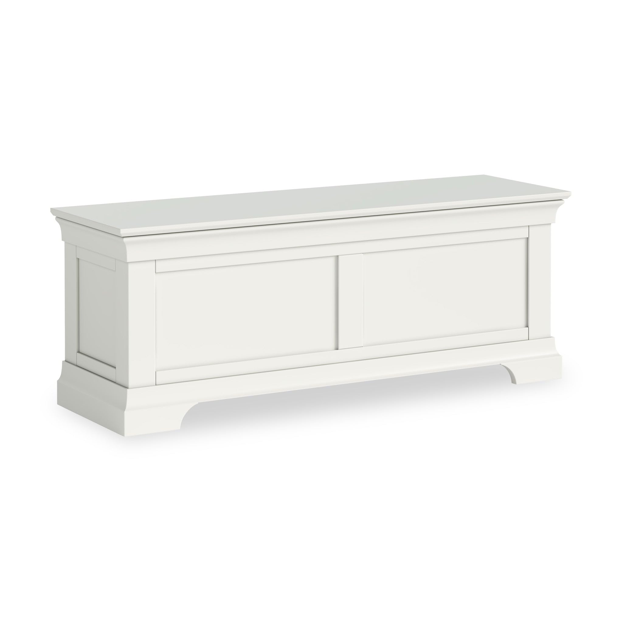 Colette White Ottoman Blanket BoxFully Assembled By Roseland Furniture from B&Q