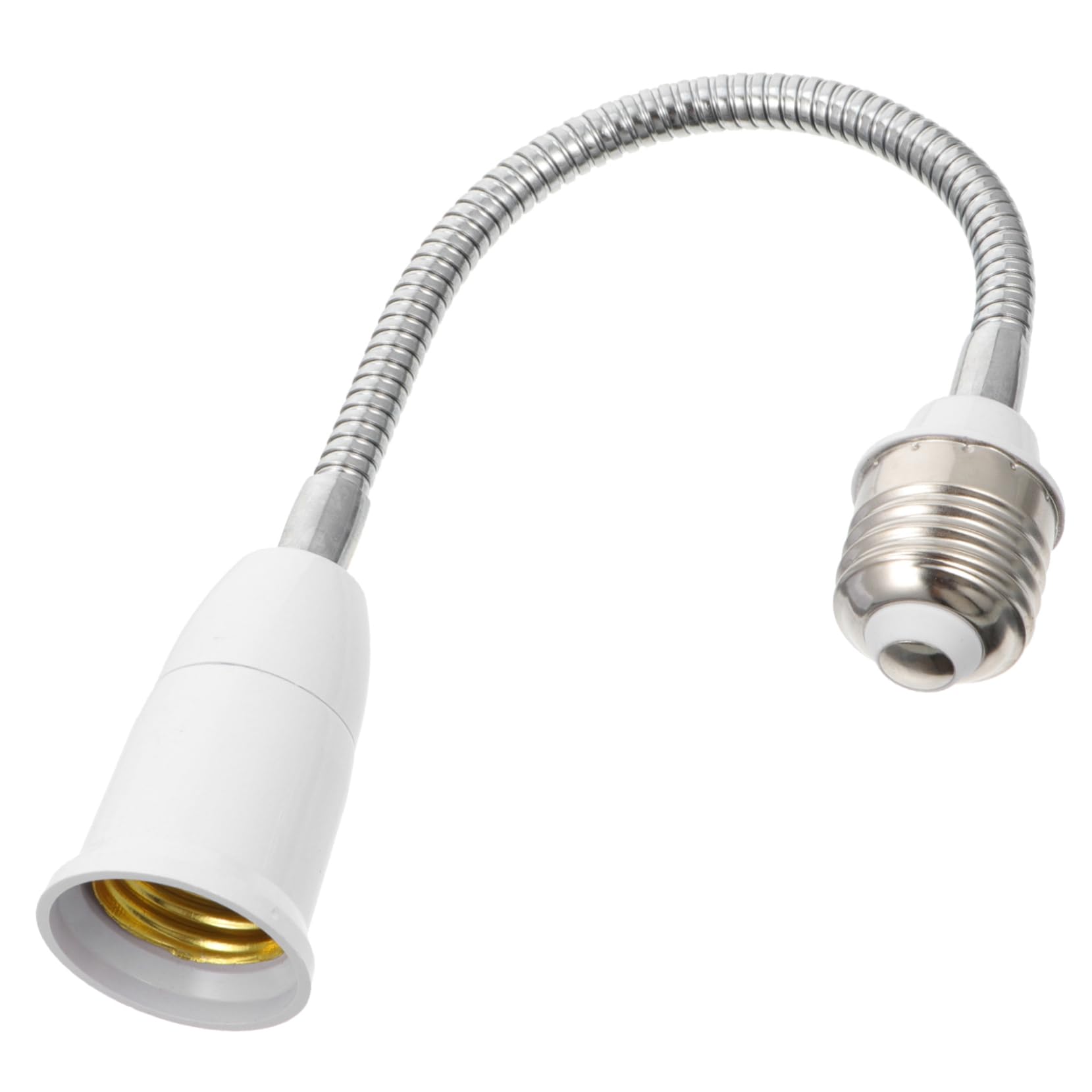 LIFKOME Lamp Holder Extender Bendable Light Socket Adapter for Fixtures Easy Install for Photography and Home Lighting