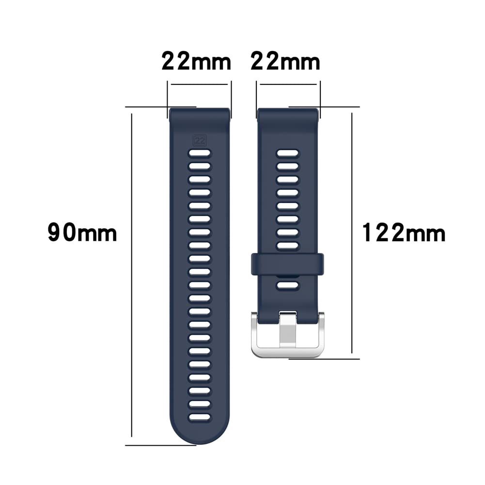 ANBEST Cinturino per Garmin Fenix 7 PRO/6 PRO/Fenix 5/Epix 2, Bracciale