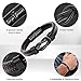 Inspirational Gifts for Men Brown Leather Bracelet for Men Forever Linked Together Braided Cuff Bracelet Infinity Black Knot Hand-woven Bracelets for Men Him Always Remember You're Braver 9inches