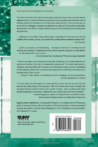 Safeguarding Our Common Future: Rethinking Sustainable Development (Suny Series In Environmental And Architectural Phenomenology) #TOP1
