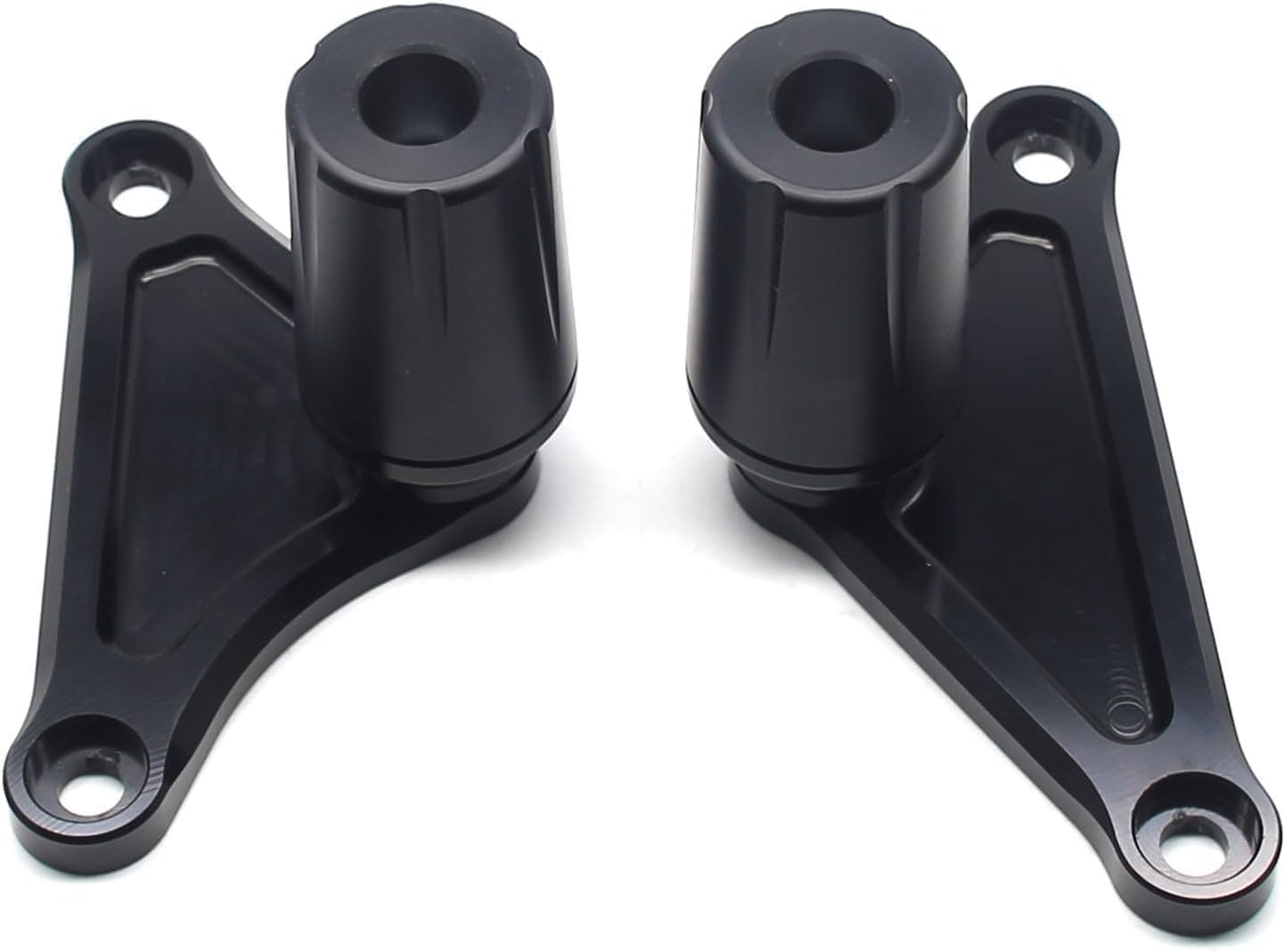 MZS Motorcycle Frame Sliders, Falling Crash Protector Guards No Cut Kits Black Compatible with GSXS1000 GSXS 1000 2022-2025 / GSXS1000S Katana 2020 / GSXS1000F 2020 / GSXS1000GT 2022-2025