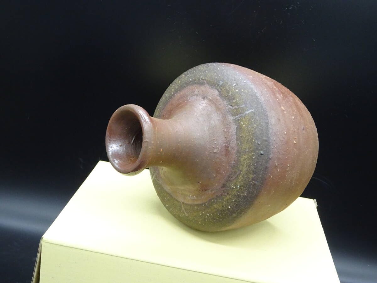 備前宝瓶   佐藤苔助 Amazon.co.jp: 備前焼 人気実力作家 佐藤苔助 備前市無形文化財 日本