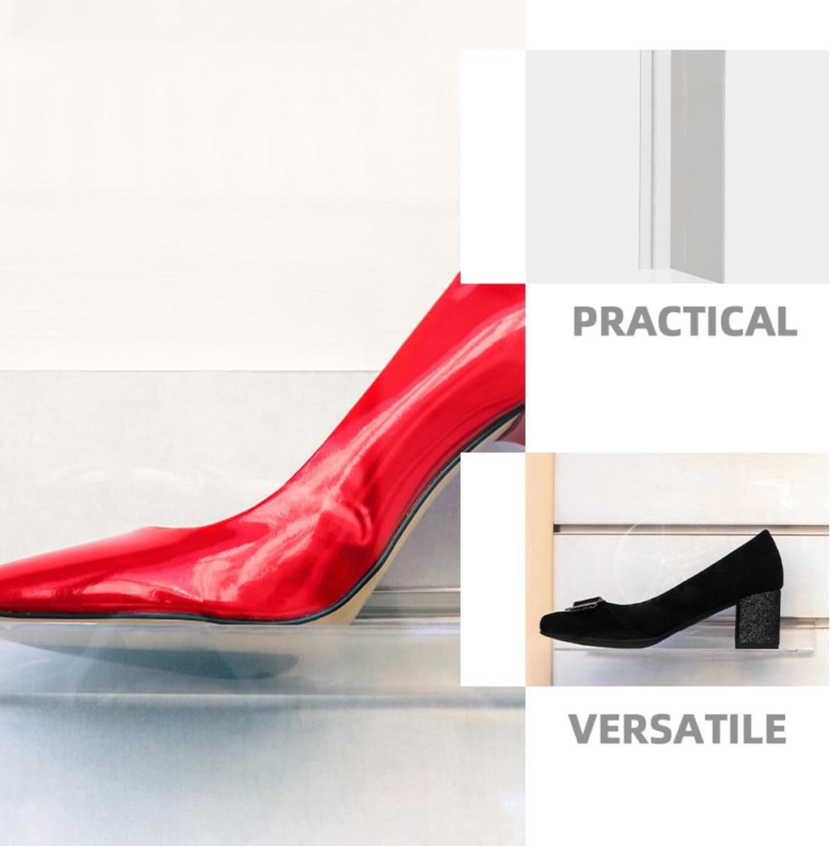 2pcs Slatwall Shoe Wall Display Shelf for Retail Store Use