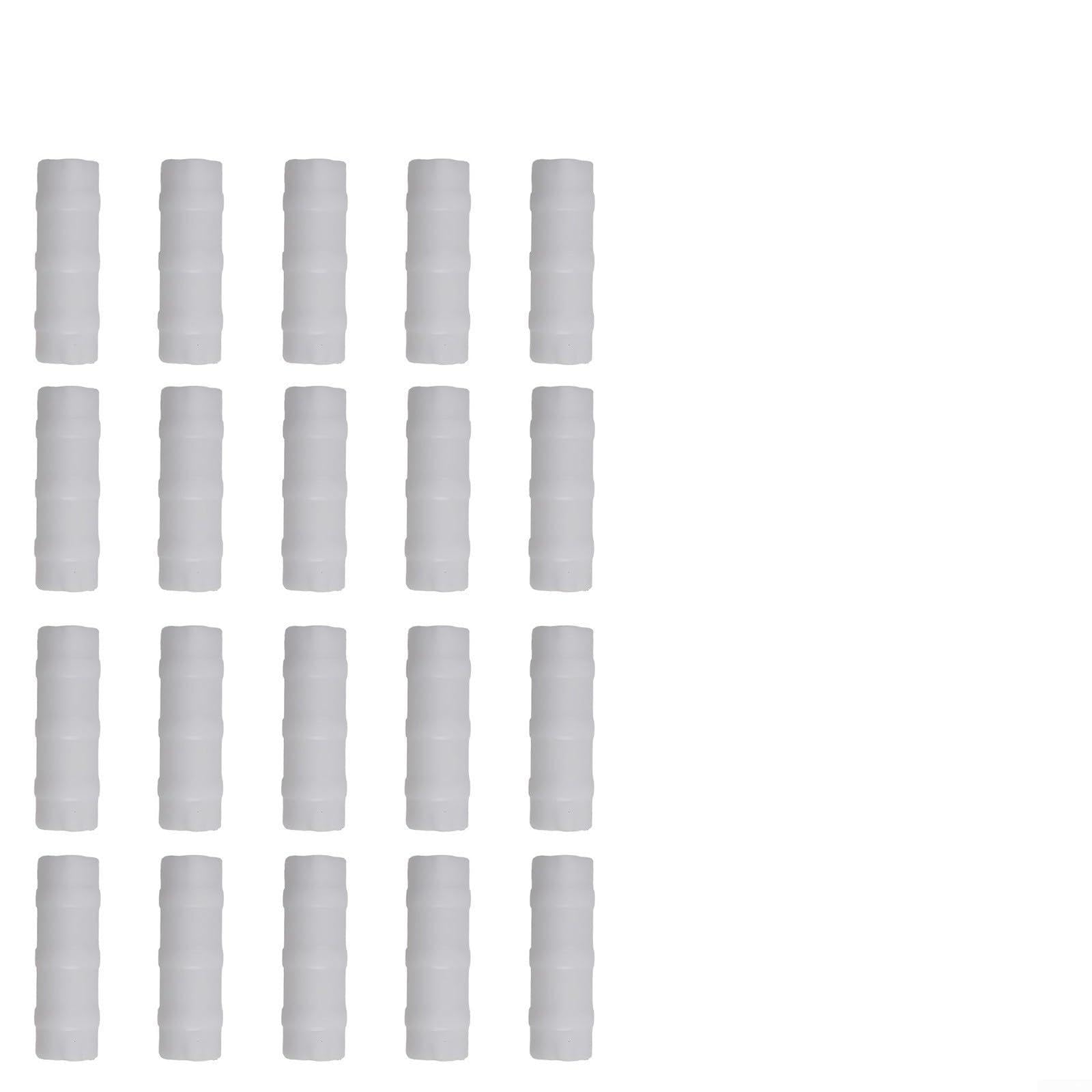 Accarugty 20 Pack Greenhouse Plastic Clamps For 19Mm To 33Mm Pipe, Heavy Duty Abs Film Clips For Tunnel Hoop Row Cover Netting(32mm)