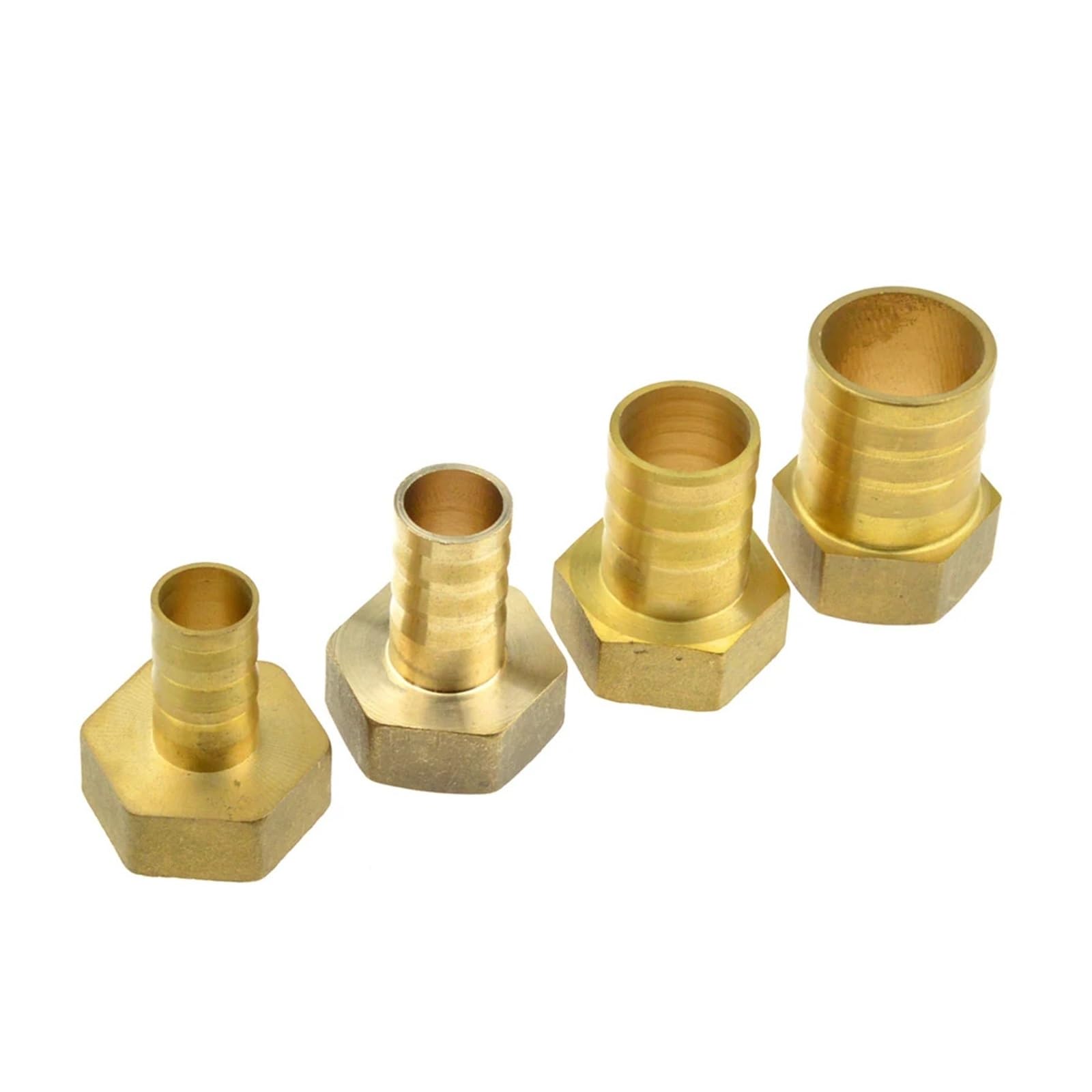 Brass Hose Barb Fitting 16mm 19mm 25mm 32mm Barbed Tail 1" BSP DN25 Female Thread Connector Joint Copper Pipe Coupling Adapter(19mm Barb-1)