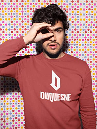 CreateMyTee | Duquesne University Stacked Crewneck Sweatshirt3