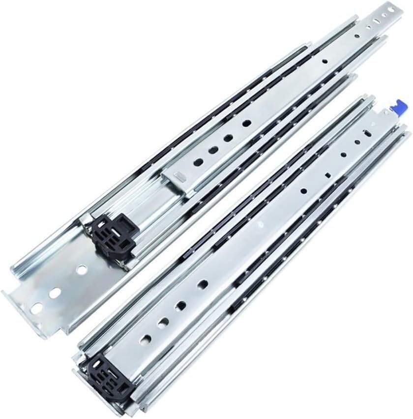 Riel guía con rodamiento de bolas JvFbjLF de montaje lateral extensible, 5 pares