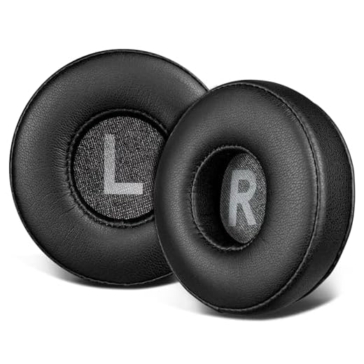 SOULWIT PU Ear Pads Replacement for JBL Tune 600BTNC/T500BT/510BT/JR300, for Sony WH-CH500/CH510/MDR-ZX110/ZX330/V150/V250/DR-BTN200, for Sennheiser HD25/HD250BT/HMD25/Urbanite On-Ear, for AKG Y50/Y55