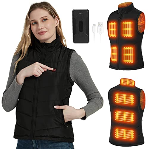 Fernida Women Heated Vest Included Battery Pack Slim Fit Heated Vest Usb Electric Heating Vest For Winter Warm thumb #8