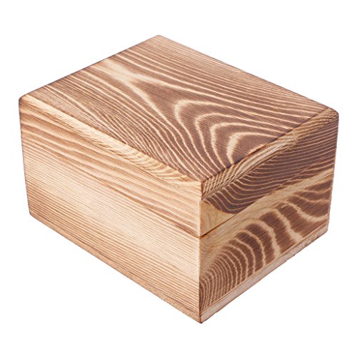 Handmade Wooden Box with Lid Storage for Case Sundries 2 Sizes