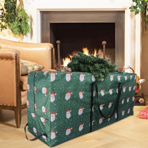 Bolsa de almacenamiento para árbol de Navidad caja de lona Oxford 210D impermeable con 4 asas 4