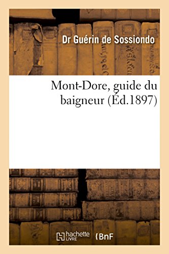 livre Mont-Dore, guide du baigneur