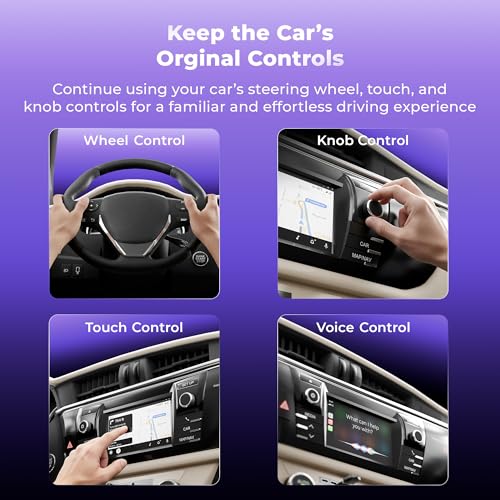 Image of Zebronics 2-in-1 Wireless CarPlay Adapter, Converts Wired Android Auto & CarPlay to Wireless, USB-A & Type-C Converter, BT v5.2, Dual Band Wi-Fi, Fast Boot, Plug & Play (Drivecast 02)