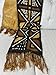 Brown African Mudcloth Scarf/Bogolan Boho Scarf/Unisex Handmade Scarf/Bogolan Mudcloth Scarf/Scarves/Gift for Her/Gift for Him/Chrismas Gift