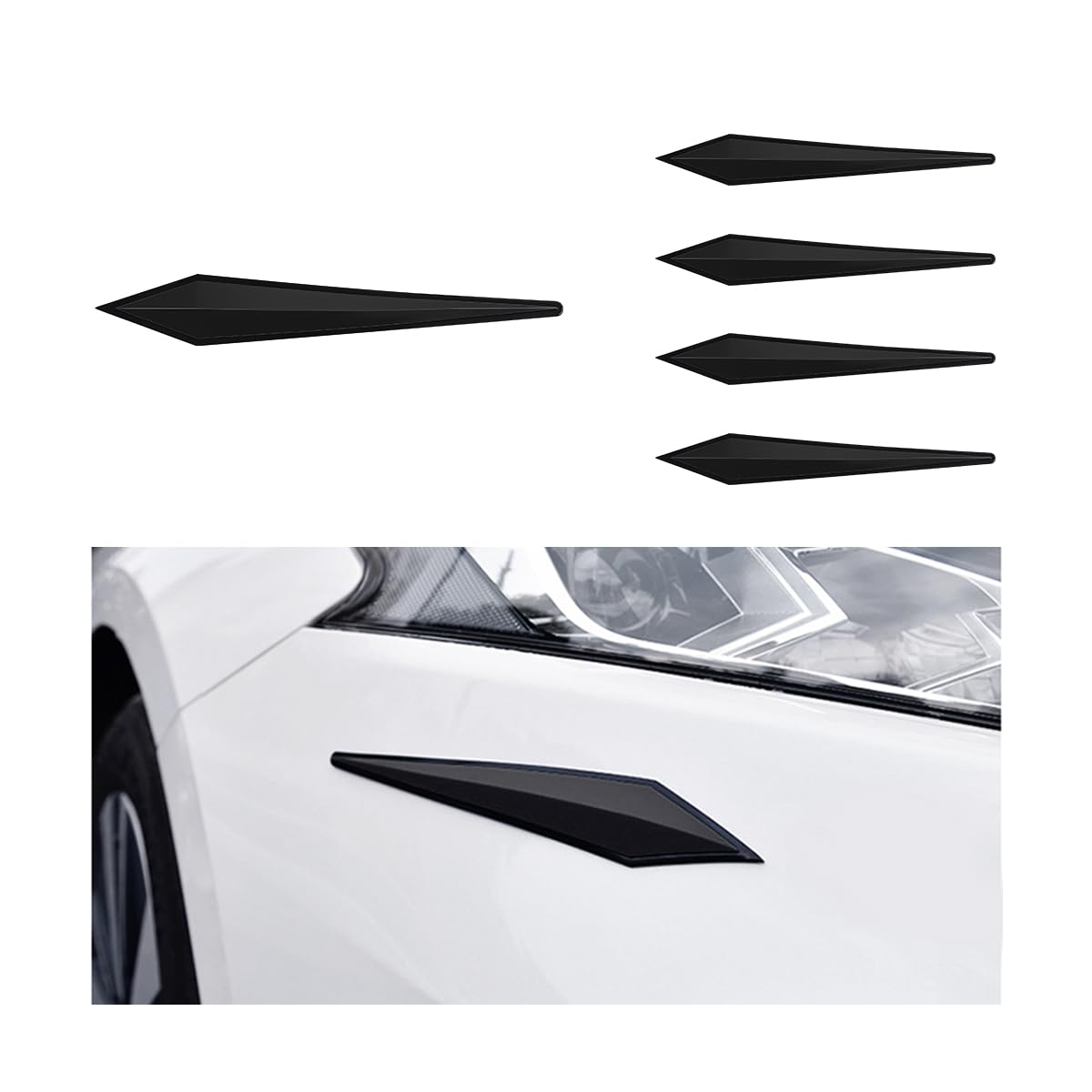 Tiras Protectoras Para Puertas De Coche - 12 Piezas Negras, Antiarañazos Y Anticolisión | Fácil Instalación, De PVC Flexible, Para Decorar Y Proteger