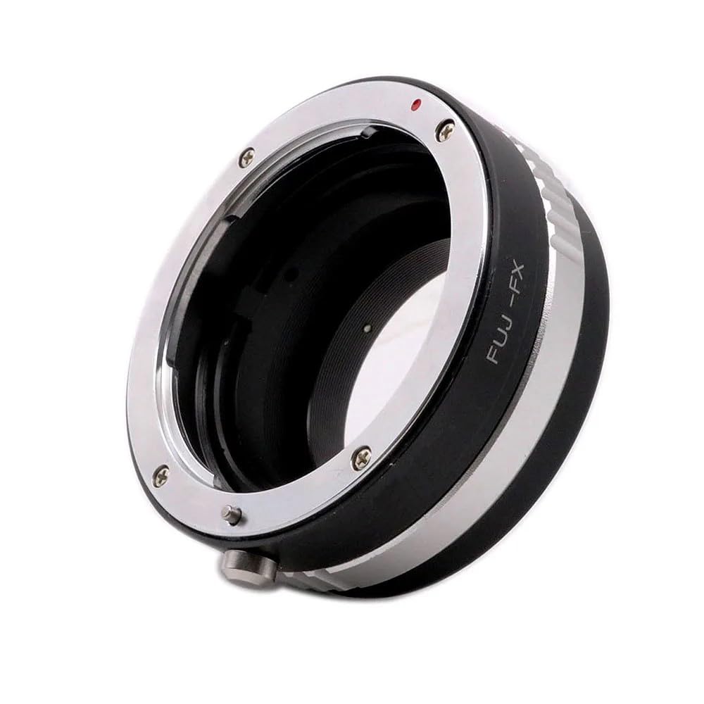 ANELLO ADATTATORE compatibile con Fuji-FX PER OBIETTIVI CON ATTACCO COMPATIBILE CON FUJI (delle vecchie reflex analogiche) SU FOTOCAMERA CON ATTACCO COMPATIBILE CON FUJIFILM FX PRO