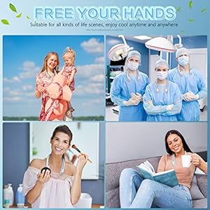 DGLK The Portable Neck Fan From Popular Earphone Design,The Leafless Neck Fan Perfect For Personal Fan,with Features,Mini Fan, Ultra-Quiet, Battery Powered Fan, Suitable For Outdoor Sports DGLK The Portable Neck Fan From Popular Earphone DesignThe Leafless Neck Fan Perfect For Personal Fanwith FeaturesMini Fan Ultra Quiet Battery Powered Fan Suitable For Outdoor Sports