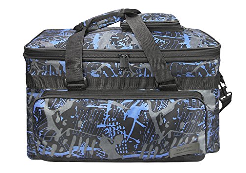 Image of Compact Fundamentals Art and Crafts Supplies Organizer Tote Bag Shoulder Bag Foldable Oxford Fabric Essentials Art Cargo Carry Bag for Brush Pens Markers Pencils Highlighters Sketchbook Color Chart