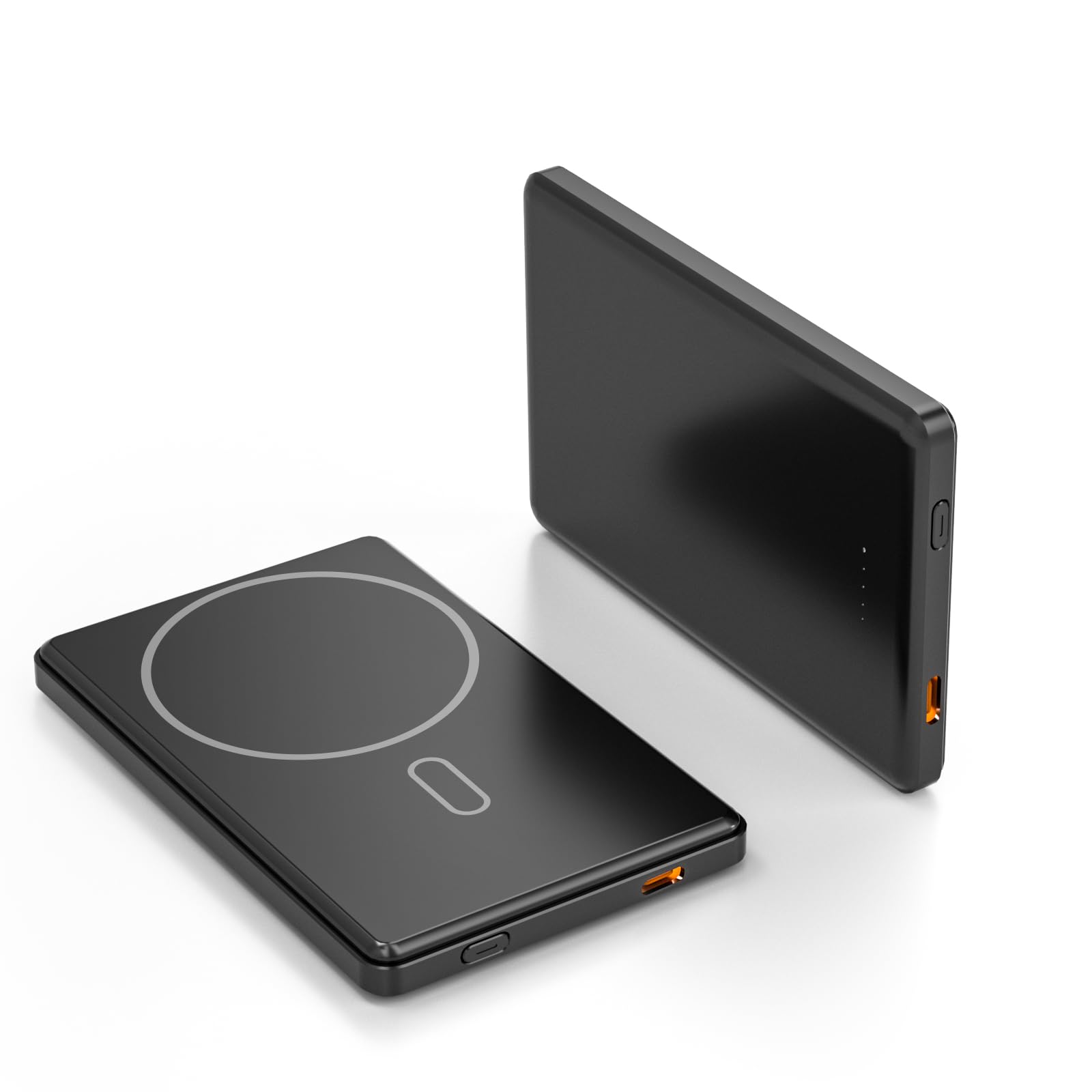 【52%OFF】【999円】 musecrash マグネット式  5000mAh 薄型 ワイヤレス充電対応 モバイルバッテリー