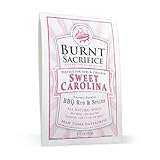 Burnt Sacrifice Sweet Carolina Style Gourmet BBQ Spice Dry Rub seasonings (1.5 Ounce Packet) Case of 6, Barbecue Pork, Ribs, Loin, Chops, Chicken, Turkey, Wings