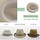 Strohhut für Herren, Damen, Fedora Borsalino, Trilby, Panama, Sommer, Strand, kurze Krempe, modisch, Unisex, LU03047, 57 cm