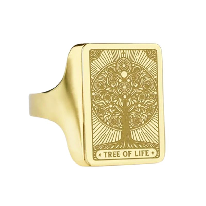 Chevalière arbre de vie, bague spirituelle pour sublimer votre style quotidien