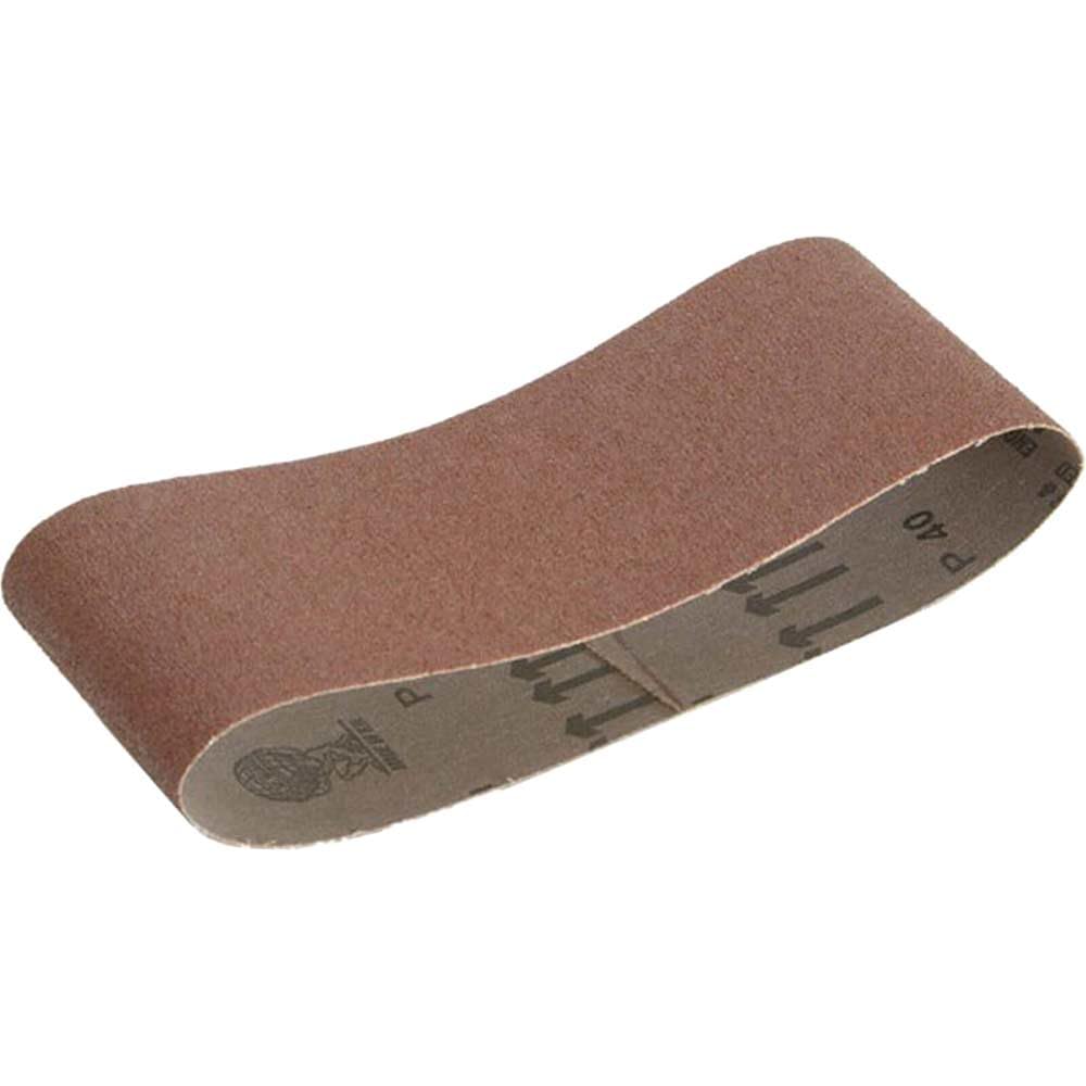 Faithfull Cloth Sanding Belt 533 X 75Mm Medium 80G (Pack 3)