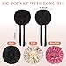 3Pcs Bonnet for Sleeping, Extra Satin Silk Bonnet for Sleeping Women with Tie Band for Curly Hair Jumbo Bonnet Braids