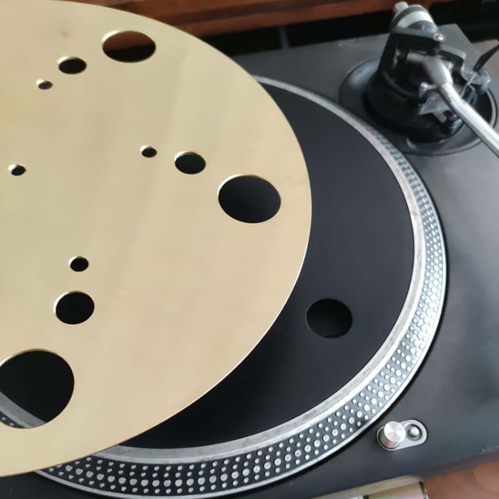 12''Slipmat Vinyls Record Album for LPCopper Turntable Platters Slip Mats Home Accessories