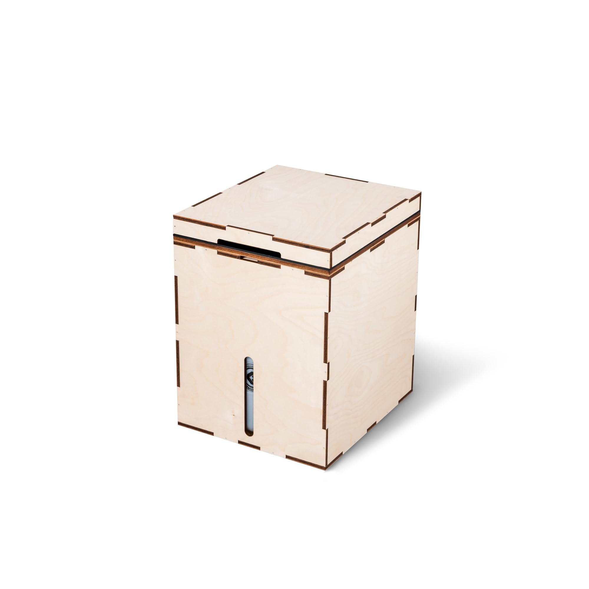 Kildwick MiniLoo Bausatz Trockentrenntoilette schwarz - Kompakte Campingtoilette für Camper, Tiny House, Garten, Boot, 9,5L Kanister, Magnetklobrille, Holzgehäuse, DIY-Komposttoilette
