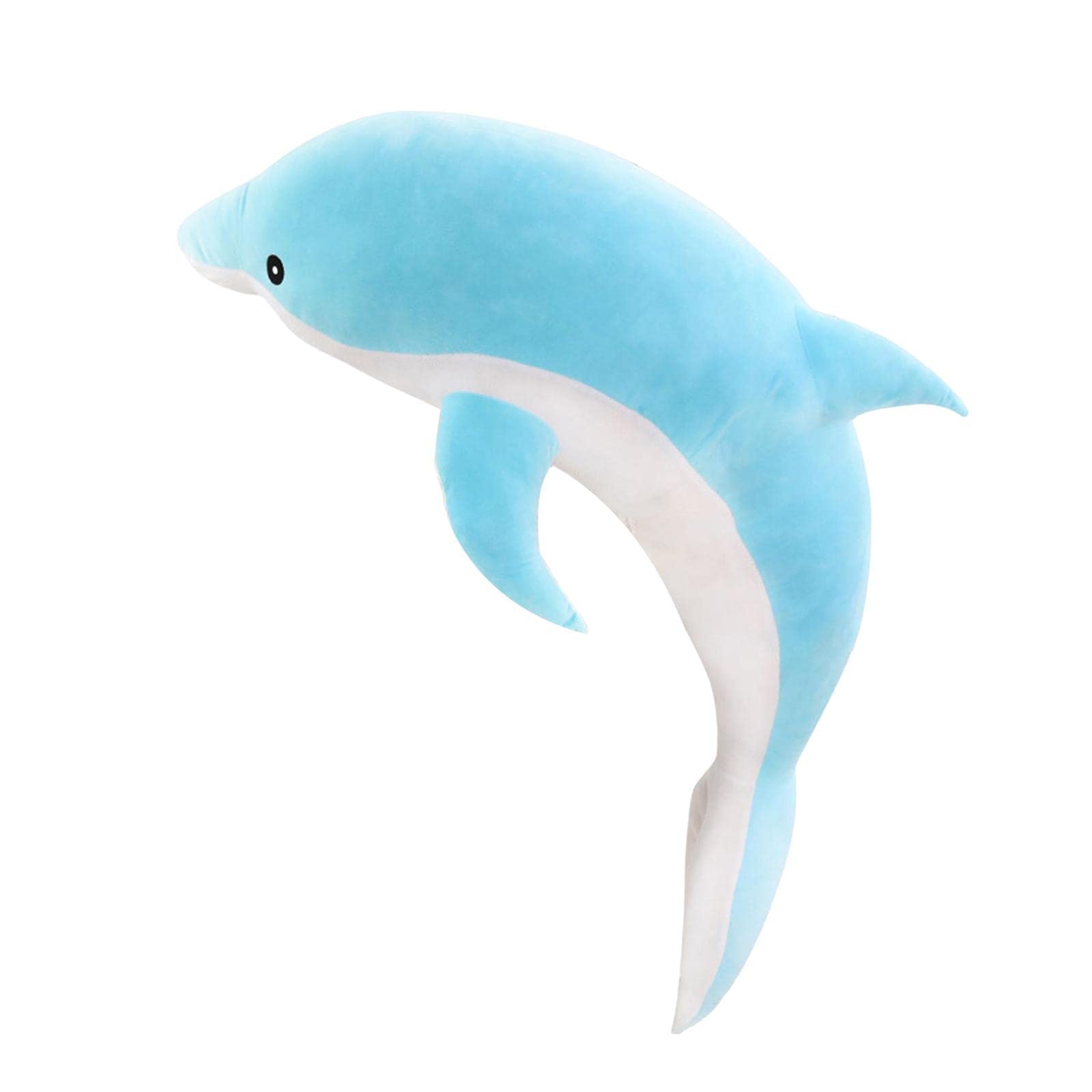 Delfin Kuscheltier Plüschfigur Plüschtier Komfortkissen Realistisches Aussehen für Wohnzimmer Schlafbereich Freunde Familie Geschenk