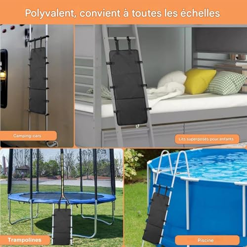 Protection sécurité échelle lit superposé et cache anti-monte enfant - 5