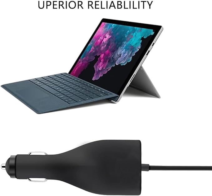 Cargador de Auto 12V 3.6A Compatible con Microsoft Surface Pro miniatura 3