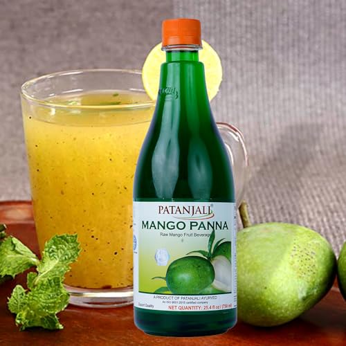 Image of Patanjali Sharabat Mango Panna, 750ml