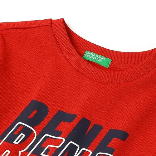 Image of United Colors of Benetton Boy's Polycotton Crew Neck Sweatshirt