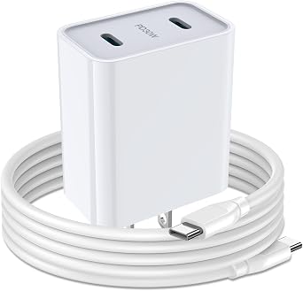 Samsung Super Fast Charger Cable for Samsung Galaxy A17 A36 A56 A26 A16 5G S24 FE Ultra A15 A35 Fold 7 30W 2 Port Samsung USB C Wall Charger Block Android Phone 6FT Samsung Charger Fast Charging Cord