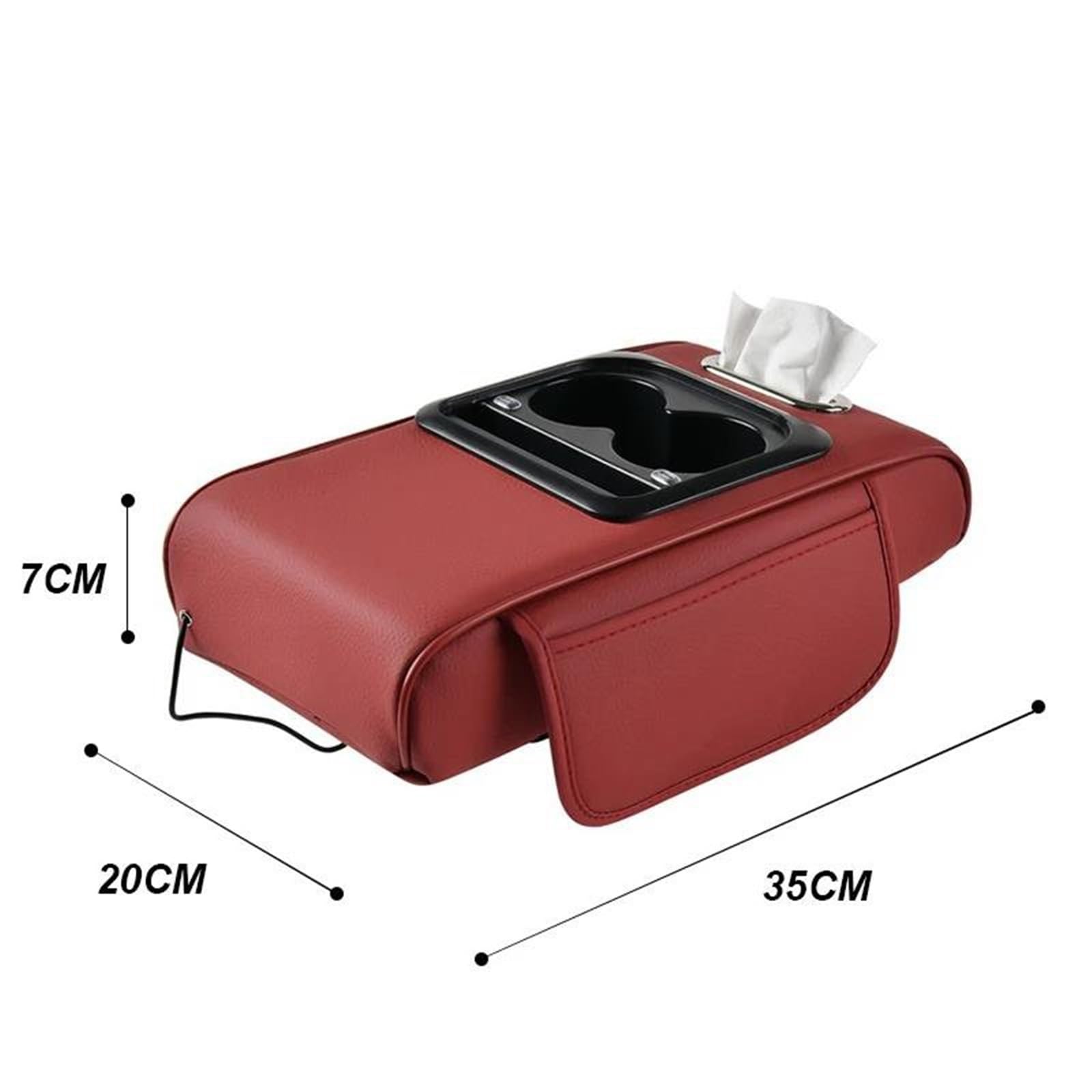 Boîte Rangement Multifonctionnelle D'accoudoir Central Voiture, Tapis