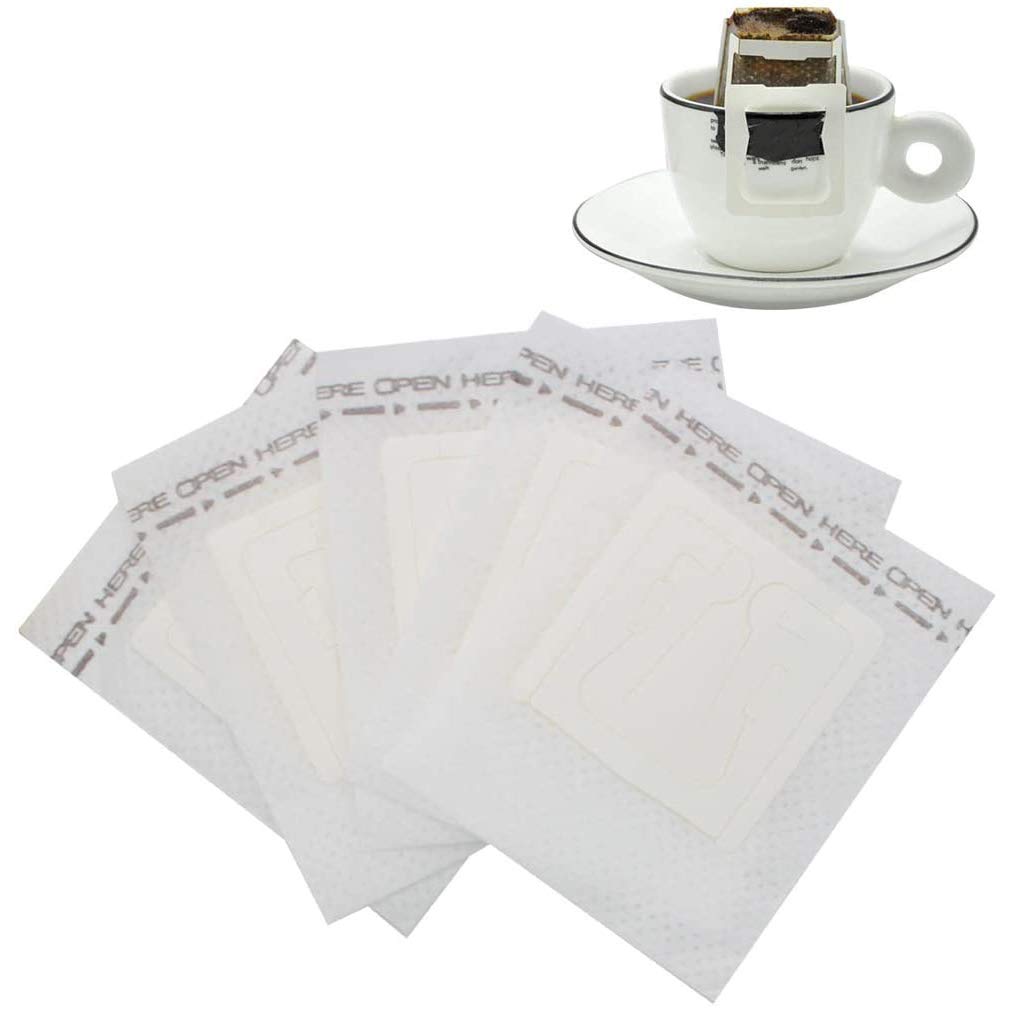 Yindhgdr 30 Coffee Filters, PP White, 53.5g, for Coffee Maker Hanging Ear, Empty Bag - Image 4