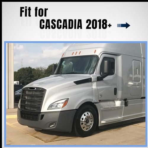 Image of Front Bumper Center Trim Compatible with 2018-2023 Freightliner Cascadia,Bumper Center Black Trim