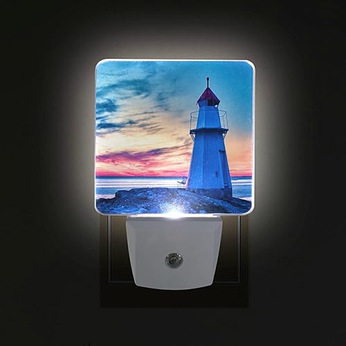 Miniatura 3 de ALAZA Paquete de 2 luces LED nocturnas con sensor de atardecer a amanecer, luz nocturna para decoración del hogar, lámpara de escritorio para adultos