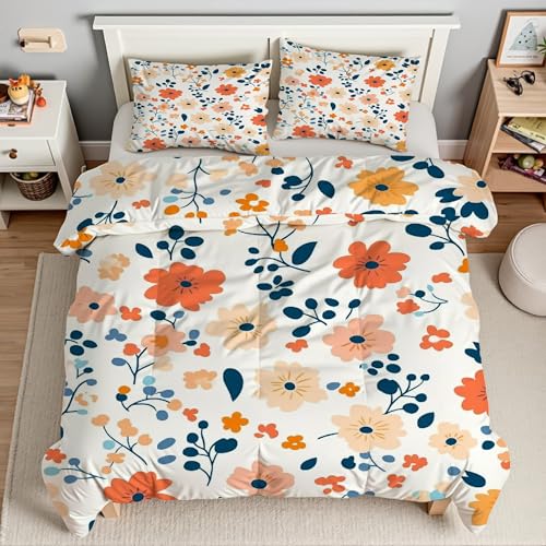 Housse de couette 240 x 260 microfibre douce avec fermeture éclair zip
