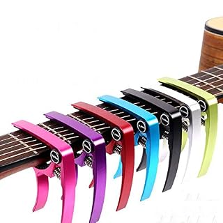 U/K Capo de guitare à changement rapide en métal pour guitare acoustique, folk et électrique - Les Beatles, Paul McCartney, John Lennon, RIngo Starr, George Harrison U/K Capo de guitare à changement rapide en métal pour guitare acoustique, folk et électrique – Image 4
