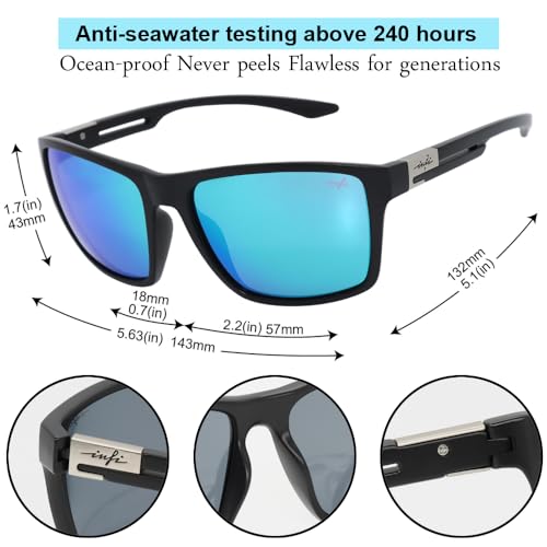 Image of INFI Fishing Polarized Sunglasses for Men Driving Running Golf Sports Glasses Square UV Protection Designer Style Unisex