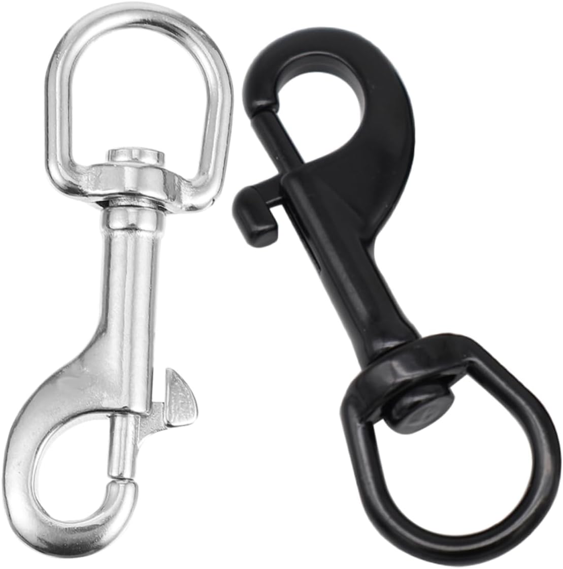 Double Ended Pulling Buckle Snaps Hook,Double-End 6 Pcs Stainless Steel Spring Hook Snap Hooks an Fittings Heavy