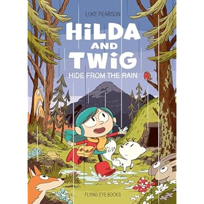 Hilda & Twig Hide from the Rain